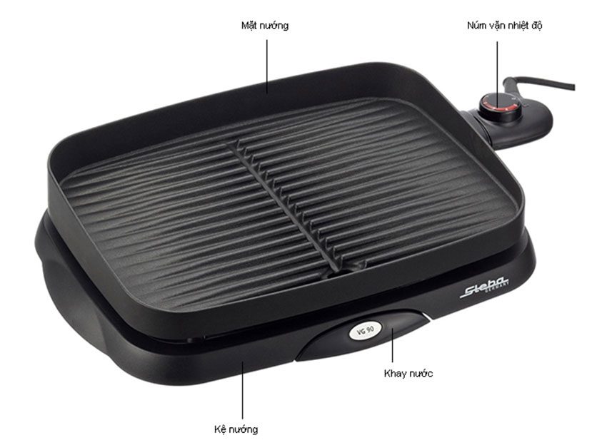 Vỉ nướng BBQ Steba Germany VG90 - Hàng chính hãng