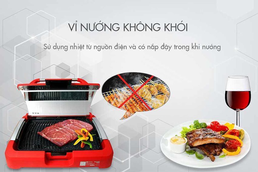 Vỉ nướng điện Elmich EGE-0704 - Hàng chính hãng