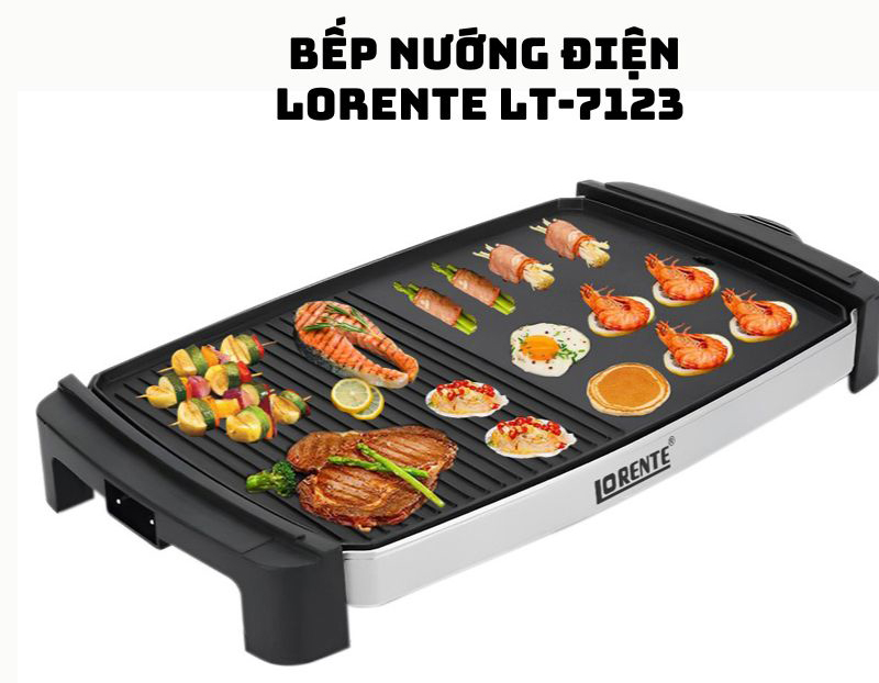 Bếp nướng điện không khói Lorente LT-7123 - Hàng chính hãng