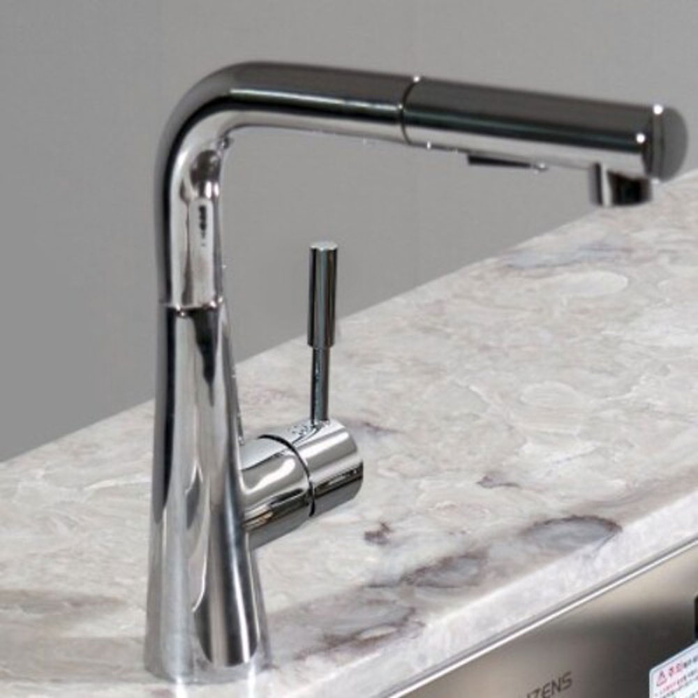 Vòi rửa chén bát dây rút Lizens K4612X - Hàng chính hãng