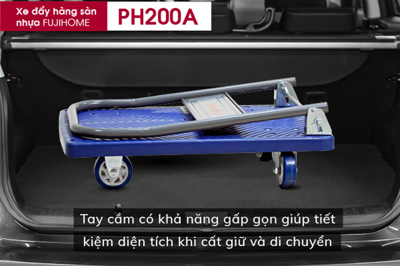 Xe đẩy hàng 4 bánh Fujihome PH200A - Hàng chính hãng