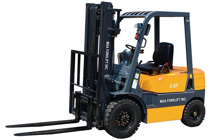 Xe nâng diesel MGA 2.5 tấn 2 khúc 3m - Hàng chính hãng