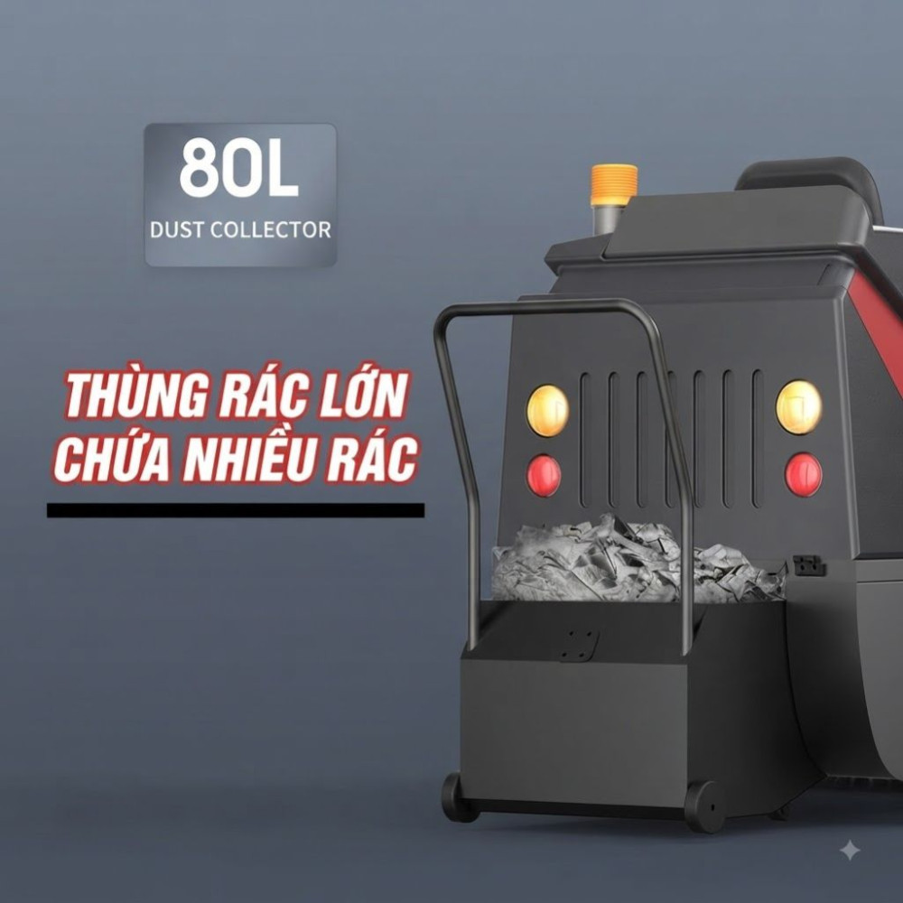 Xe quét rác ngồi lái Kumisai KMS-GS1 - Hàng chính hãng