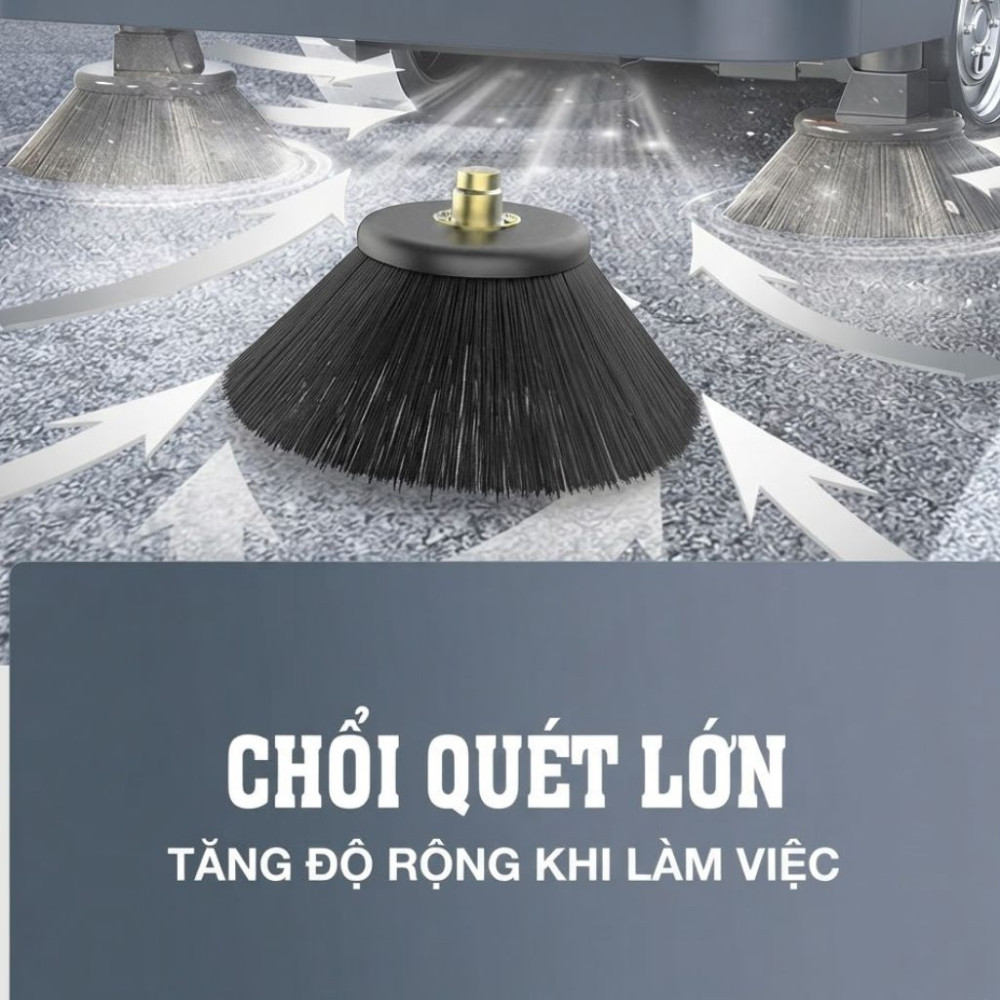 Xe quét rác ngồi lái Kumisai KMS-GS1 - Hàng chính hãng