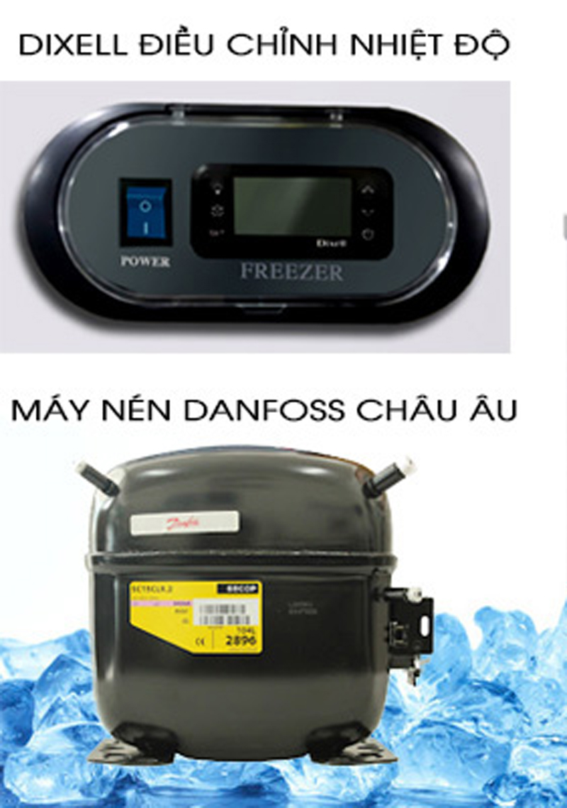 Bàn đông mát 2 cánh Berjaya BS2DCF6/Z ( 1.8m) - Hàng chính hãng