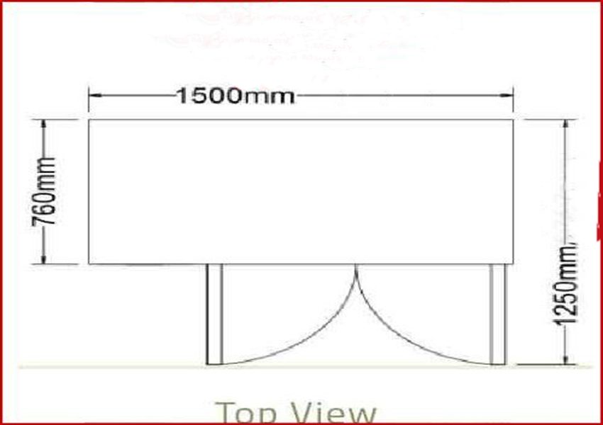 Bàn mát 2 cánh kiếng 1.5M Berjaya B2D/C5/7-S - Hàng chính hãng