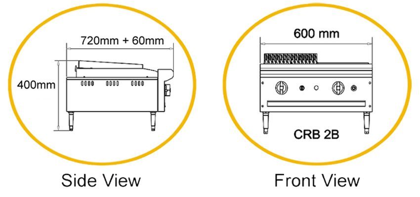 Bếp nướng than nhân tạo BERJAYA CRB2B - Hàng chính hãng