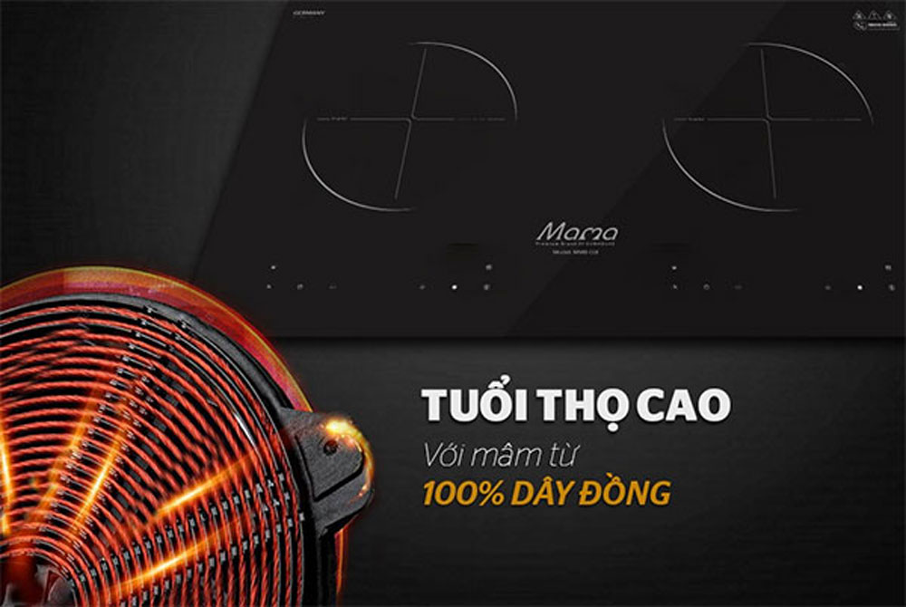 Bếp từ đôi Sunhouse Mama MMB-03I - Hàng chính hãng