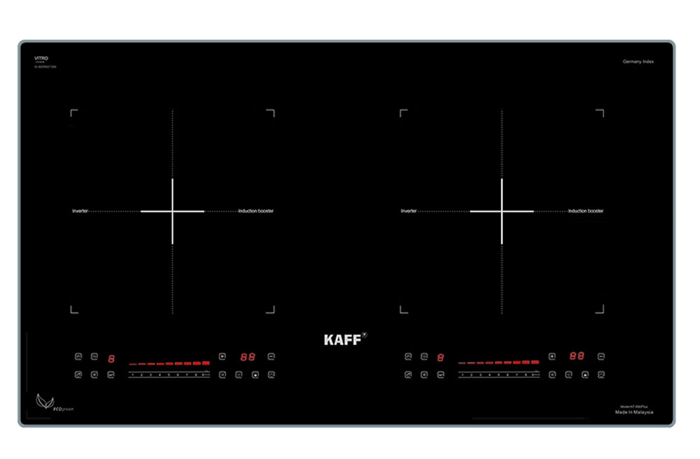 Bếp điện từ đôi Kaff KF-890Plus - Hàng chính hãng