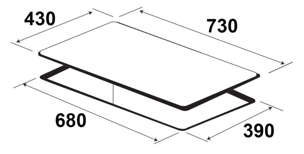 Bếp điện từ đôi Kaff KFL808-FII - Hàng chính hãng