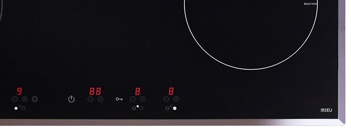 Bếp điện từ hồng ngoại ba Taka IR3EU - Mặt kính Schott Ceran Đức - Hàng chính hãng