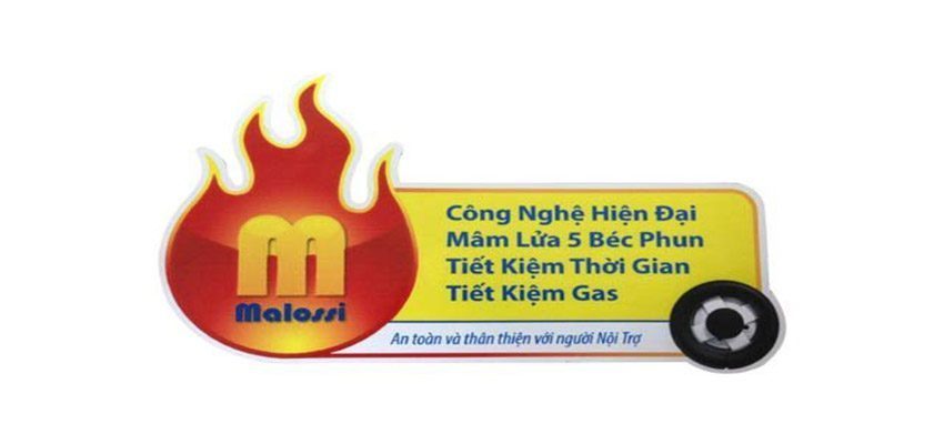 Bếp ga âm MALOSSI MGH012 - Hàng chính hãng