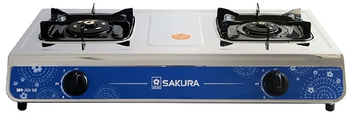 Bếp gas Inox Sakura SH-706SB - Hàng chính hãng