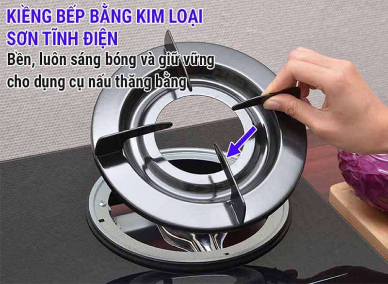 Bếp gas dương Rinnai RV-6DOUBLE GLASS(B) - Hàng chính hãng