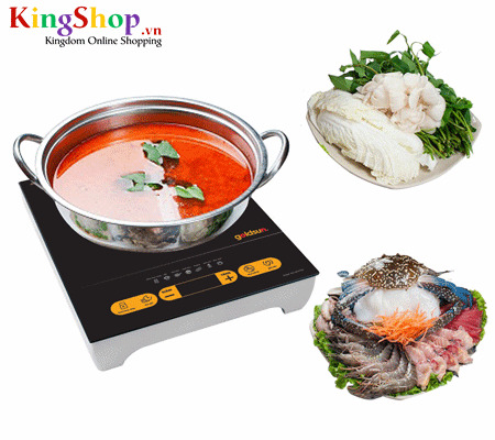 Bếp điện hồng ngoại Goldsun ECC-GHY105 - Công suất 2000W - Hàng chính hãng