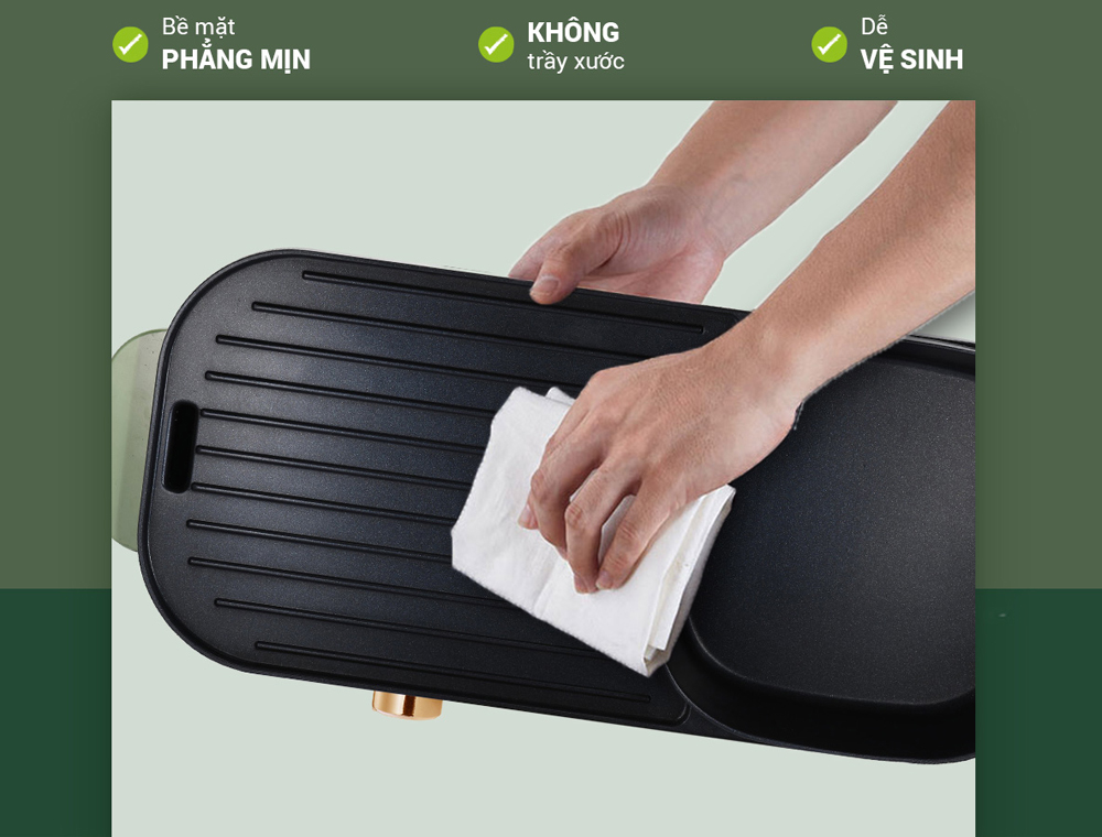 Bếp lẩu nướng điện đa năng Nagakawa NAG3104 - Hàng chính hãng