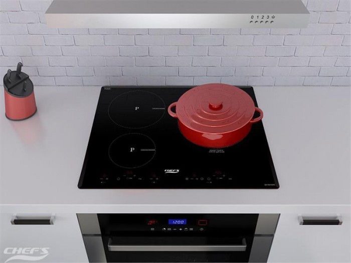 Bếp 1 hồng ngoại 2 điện từ Chef's EH-MIX545 - Hàng chính hãng