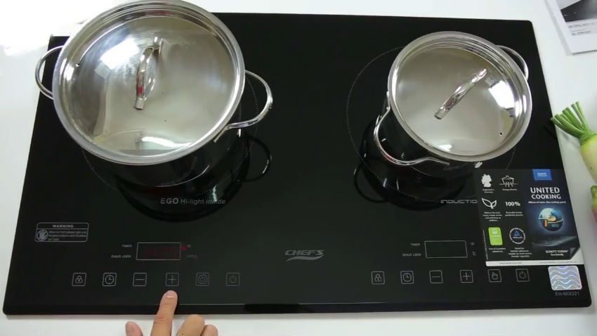 Bếp điện từ đôi Chefs EH-DIH321 - Hàng chính hãng