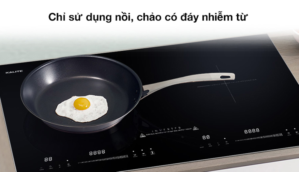 Bếp điện từ đôi Kalite KL-3800 - Hàng chính hãng