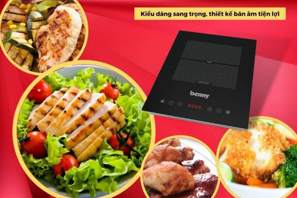 Bếp Từ Đơn Bán Âm Benny BI-02 - Hàng chính hãng