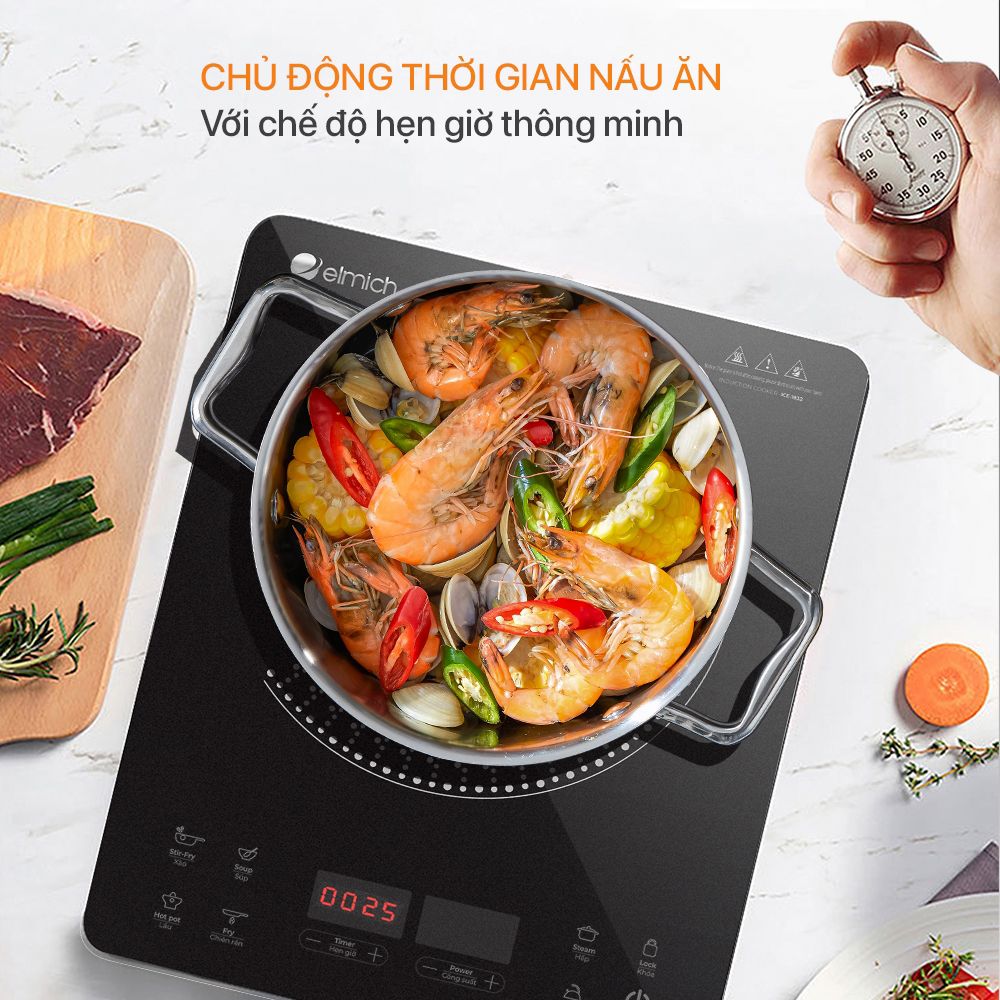Bếp điện từ đơn Elmich ICE-1832 - Hàng chính hãng