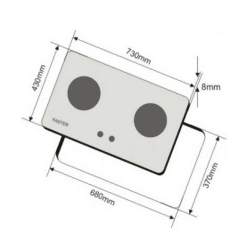 Bếp gas âm Canzy CZ-118 - Hàng chính hãng