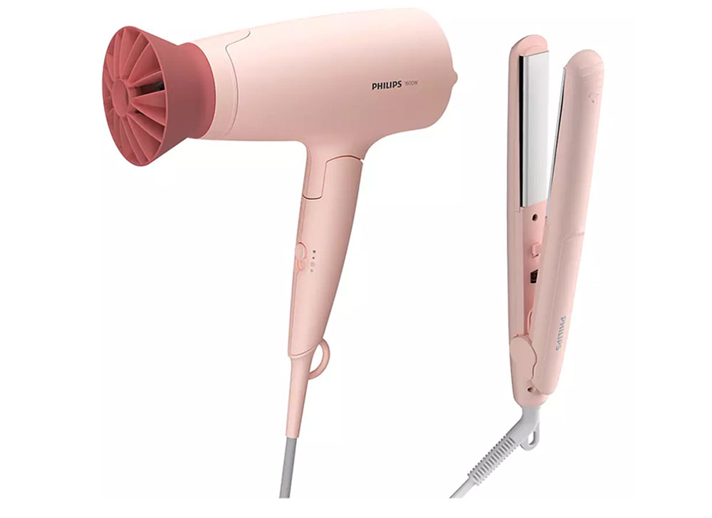 Bộ máy sấy và duỗi tóc Philips BHP398/00 - Hàng chính hãng