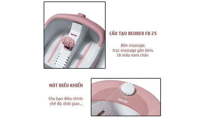 Bồn massage chân Beurer FB-25 - Hàng chính hãng