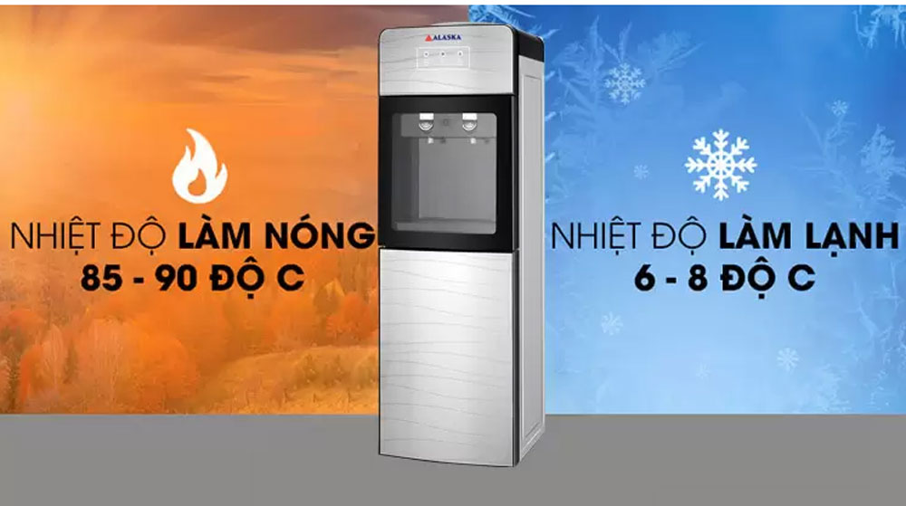 Máy nước uống nóng lạnh Alaska R-90C - Hàng chính hãng