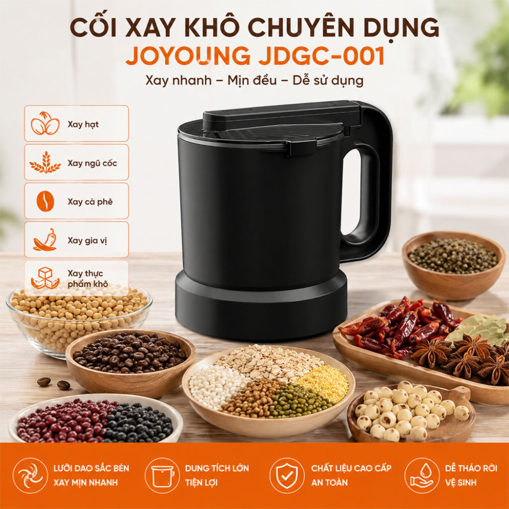 Cối xay khô chuyên dụng Joyoung JDGC-001 - Hàng chính hãng