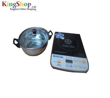 Bếp điện từ Korea King KIC 1300G - Công suất 2000W - Hàng chính hãng