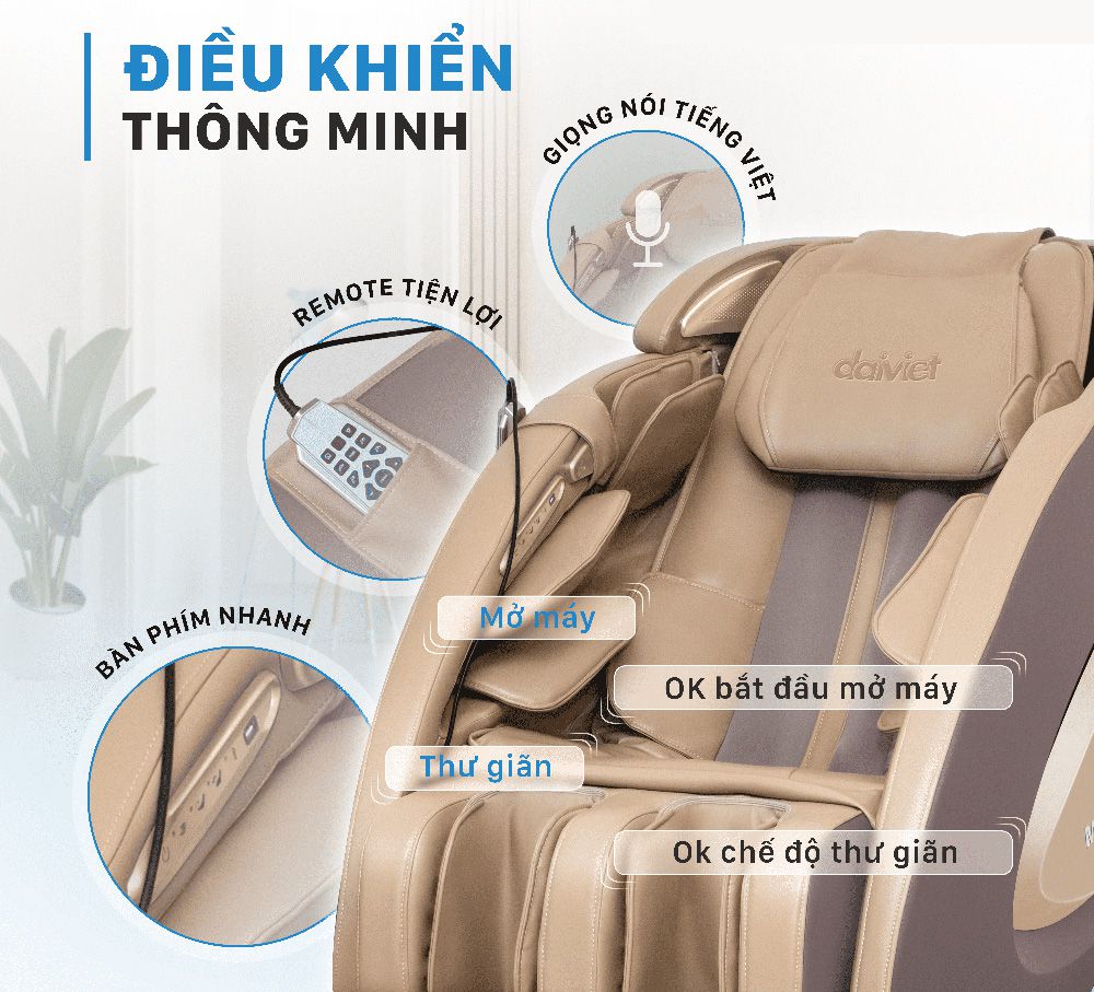 Ghế Massage Daikiosan DVGM-20001 - Hàng chính hãng