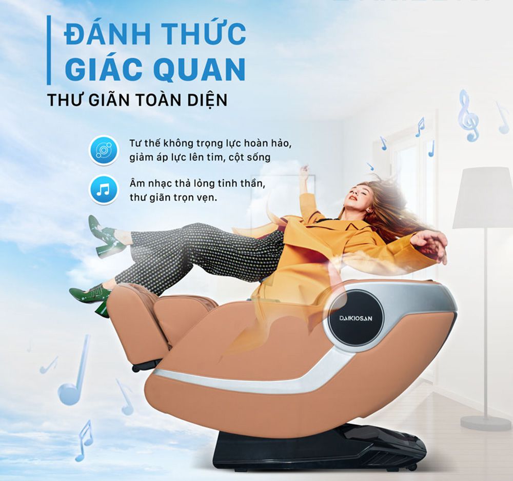 Ghế Massage Daikiosan DVGM-20002 - Hàng chính hãng