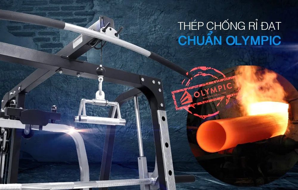 Ghế đẩy tạ đa năng Tiger Sport TGH-998 - Hàng chính hãng