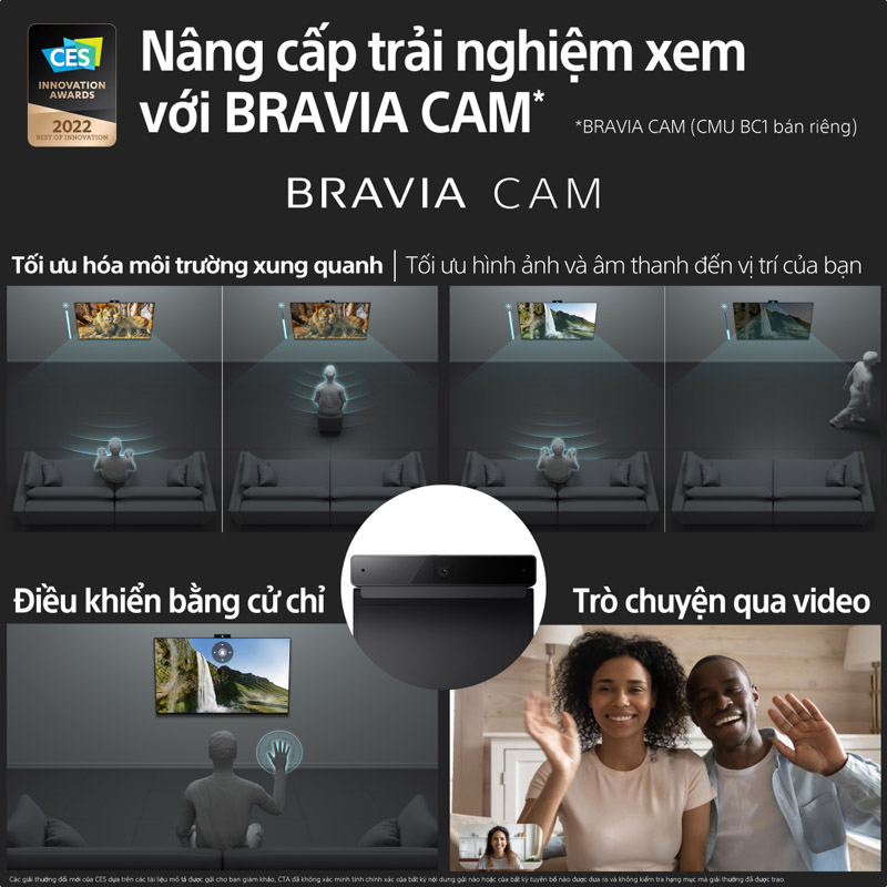 Google Tivi Oled Sony XR-55A80K - Hàng chính hãng
