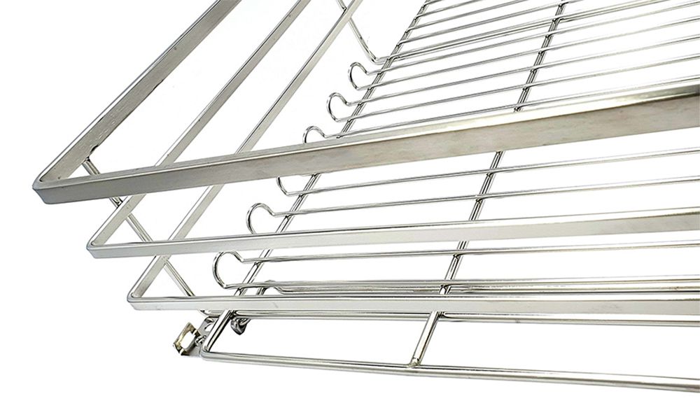 Kệ bát đĩa nan dẹt inox Gerari DOS2.700B - Hàng chính hãng