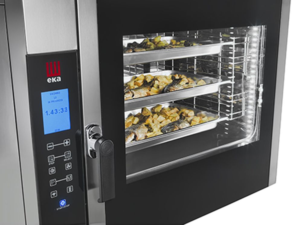 Lò hấp nướng đa năng 4 khay EKA EKF 464 TC - Hàng chính hãng