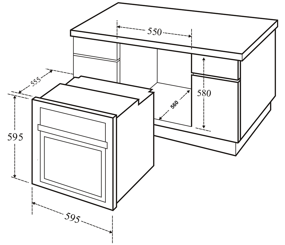Lò nướng âm Canzy CZ-11EBN - Hàng chính hãng