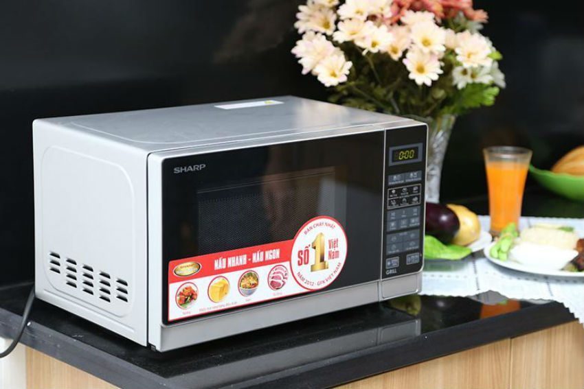 Lò Vi Sóng Có Nướng Sharp R-G371VN-W - Hàng chính hãng