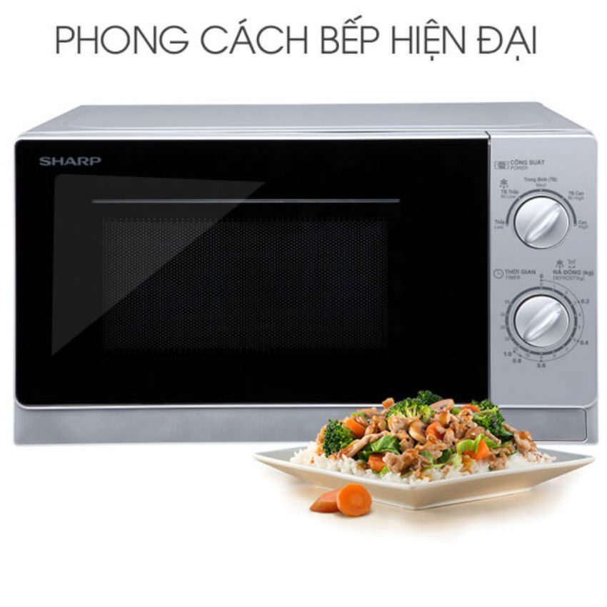 Lò Vi Sóng Có Nướng Sharp R-G371VN-W - Hàng chính hãng