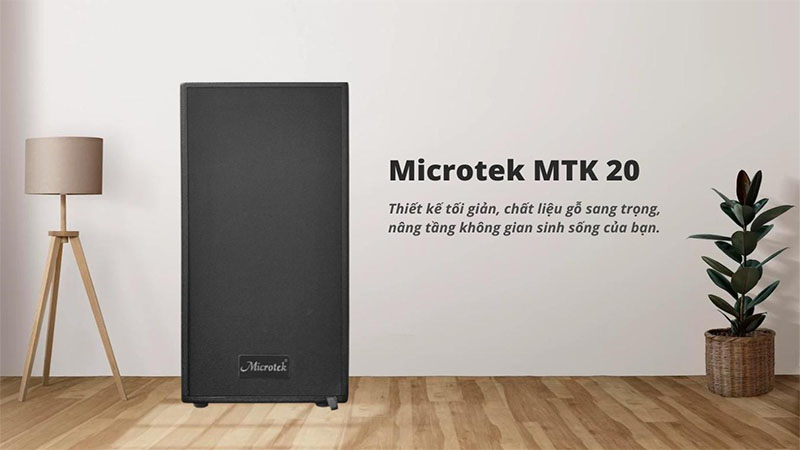Loa karaoke di động Microtek MTK F-300 - Hàng chính hãng