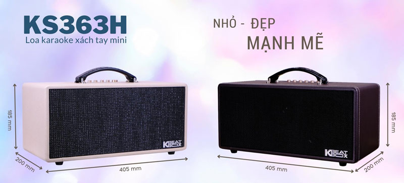 Loa xách tay Acnos KS363H - Hàng chính hãng