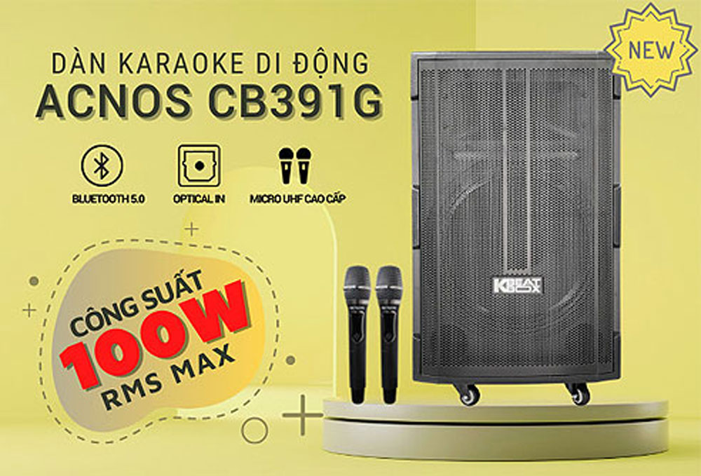 Loa kéo Acnos CB391G - Hàng chính hãng
