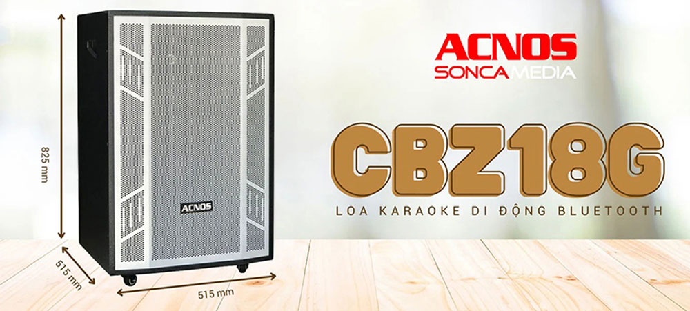 Loa kéo Acnos CBZ18G - Hàng chính hãng