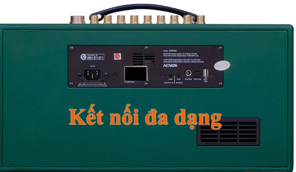 Loa xách tay Acnos CS445D - Hàng chính hãng