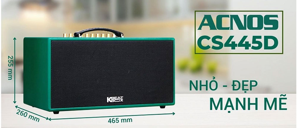 Loa xách tay Acnos CS445D - Hàng chính hãng