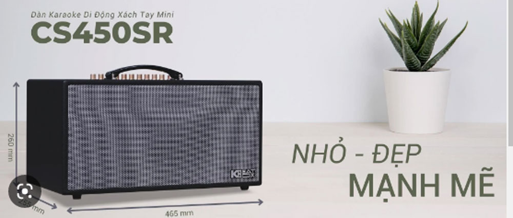 Loa karaoke Acnos CS450SR - Hàng chính hãng