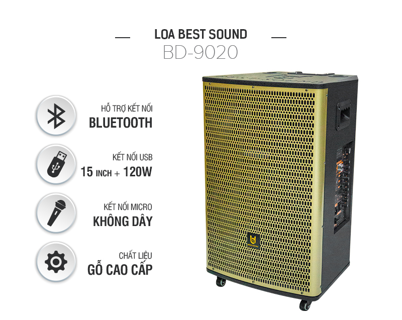 Loa kéo BestSound BD-9020 - Hàng chính hãng