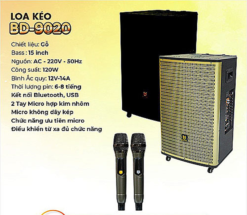 Loa kéo BestSound BD-9020 - Hàng chính hãng