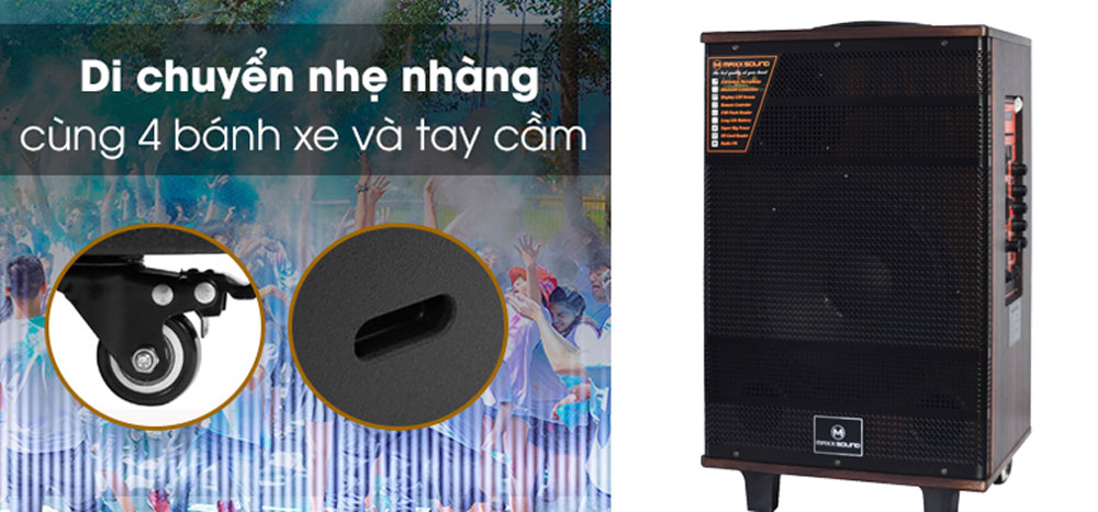 Loa kéo karaoke Maxxsound MAX10 - Hàng chính hãng